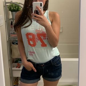 pastel mint tank top!